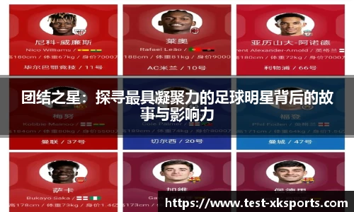 团结之星：探寻最具凝聚力的足球明星背后的故事与影响力